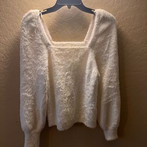 H&M fuzzy sweater